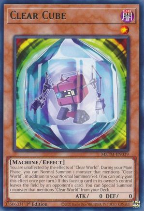 Clear Cube [MZTM-EN039] Rare - Yu-Gi-Oh! - Card Brawlers | Quebec | Canada |