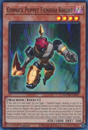 Gimmick Puppet Fiendish Knight [MZTM-EN047] Super Rare - Yu-Gi-Oh! - Card Brawlers | Quebec | Canada |