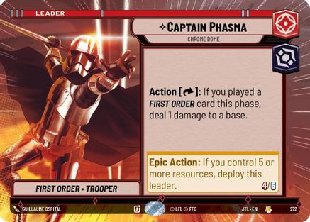 Captain Phasma - Chrome Dome (272) (Hyperspace) (272) [Jump to Lightspeed] - Fantasy Flight Games - Card Brawlers | Quebec | Canada |