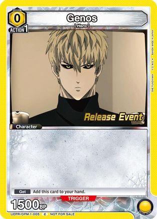 Genos (005) (UEPR/OPM-1-005) - UE06BT One Punch Man Release Event Cards