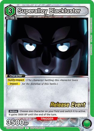 Superalloy Blackluster (UEPR/OPM-1-054) - UE06BT One Punch Man Release Event Cards