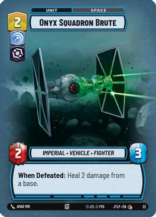 Onyx Squadron Brute (22) (22) [Jump to Lightspeed: Weekly Play] - Fantasy Flight Games - Card Brawlers | Quebec | Canada |