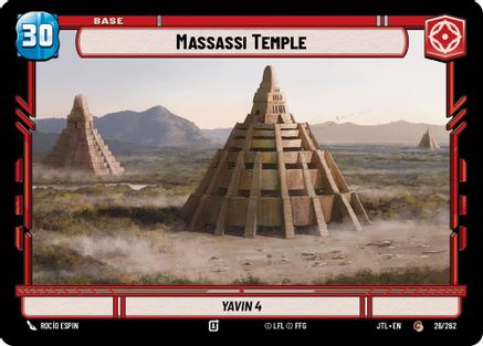 Massassi Temple // TIE Fighter (026/262 // T01/T04) (026/262 // T01/T04) [Jump to Lightspeed] - Fantasy Flight Games - Card Brawlers | Quebec | Canada |