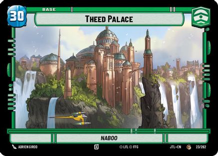 Theed Palace // Experience (023/262 // T03/T04) (023/262 // T03/T04) [Jump to Lightspeed] - Fantasy Flight Games - Card Brawlers | Quebec | Canada |