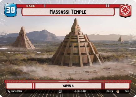 Massassi Temple // TIE Fighter (288 // T05) (Hyperspace) (288 // T05) [Jump to Lightspeed] - Fantasy Flight Games - Card Brawlers | Quebec | Canada |