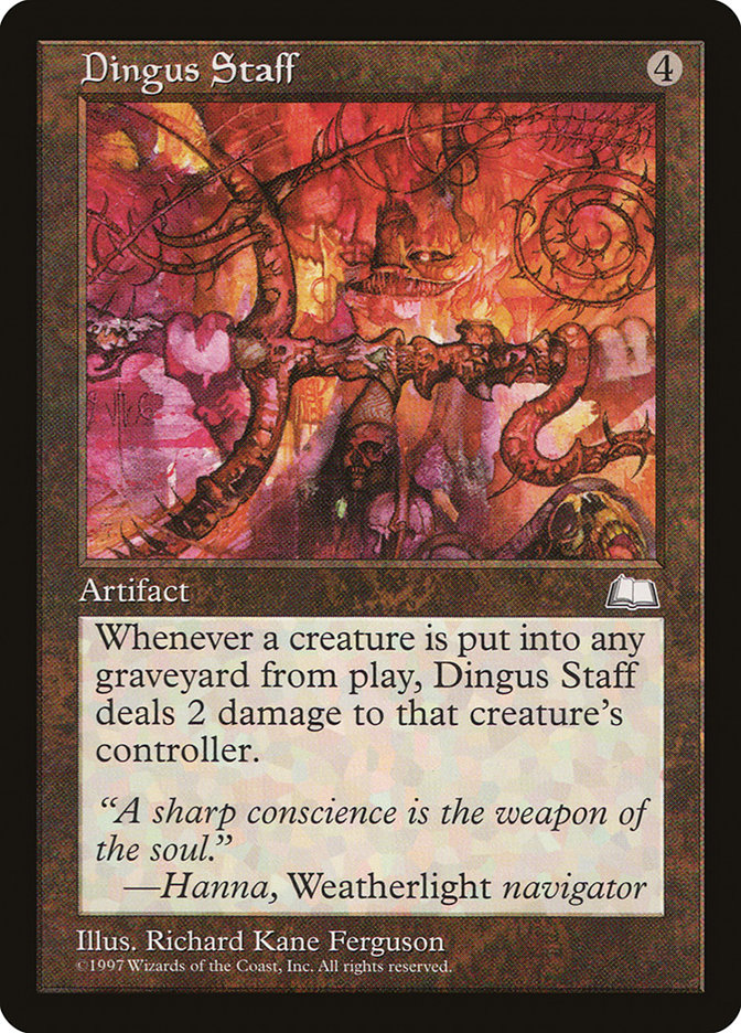 Dingus Staff [Weatherlight] - Magic: The Gathering - Card Brawlers | Quebec | Canada |