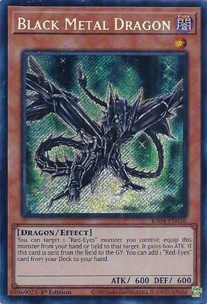 Black Metal Dragon [RA04-EN016] Secret Rare - Yu-Gi-Oh! - Card Brawlers | Quebec | Canada |