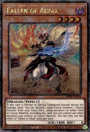 Fallen of Albaz (New Art) [RA04-EN034] Quarter Century Secret Rare - Yu-Gi-Oh! - Card Brawlers | Quebec | Canada |