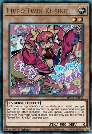 LiveTwin Ki-sikil [RA04-EN035] Prismatic Ultimate Rare - Yu-Gi-Oh! - Card Brawlers | Quebec | Canada |