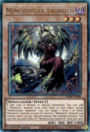 Mementotlan Angwitch [RA04-EN048] Prismatic Ultimate Rare - Yu-Gi-Oh! - Card Brawlers | Quebec | Canada |