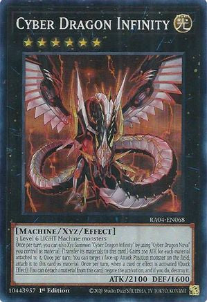 Cyber Dragon Infinity [RA04-EN068] Super Rare - Yu-Gi-Oh! - Card Brawlers | Quebec | Canada |