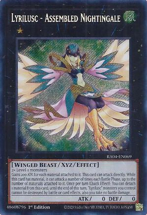 Lyrilusc - Assembled Nightingale [RA04-EN069] Secret Rare - Yu-Gi-Oh! - Card Brawlers | Quebec | Canada |