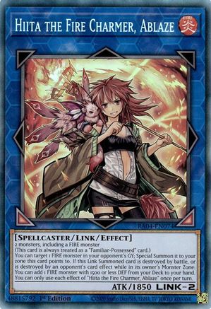 Hiita the Fire Charmer, Ablaze [RA04-EN074] Prismatic Collector's Rare - Yu-Gi-Oh! - Card Brawlers | Quebec | Canada |