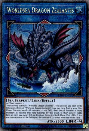 Worldsea Dragon Zealantis [RA04-EN082] Quarter Century Secret Rare - Yu-Gi-Oh! - Card Brawlers | Quebec | Canada |