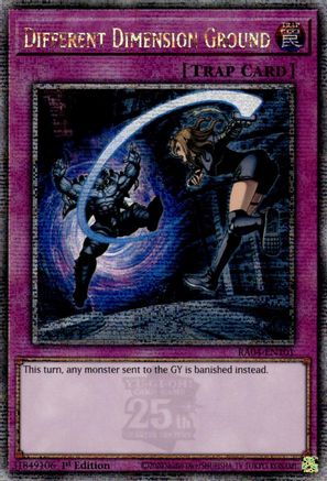 Different Dimension Ground [RA04-EN101] Quarter Century Secret Rare - Yu-Gi-Oh! - Card Brawlers | Quebec | Canada |