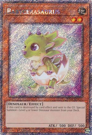 Babycerasaurus [RA04-EN131] Platinum Secret Rare - Yu-Gi-Oh! - Card Brawlers | Quebec | Canada |