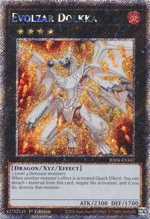 Evolzar Dolkka [RA04-EN167] Platinum Secret Rare - Yu-Gi-Oh! - Card Brawlers | Quebec | Canada |