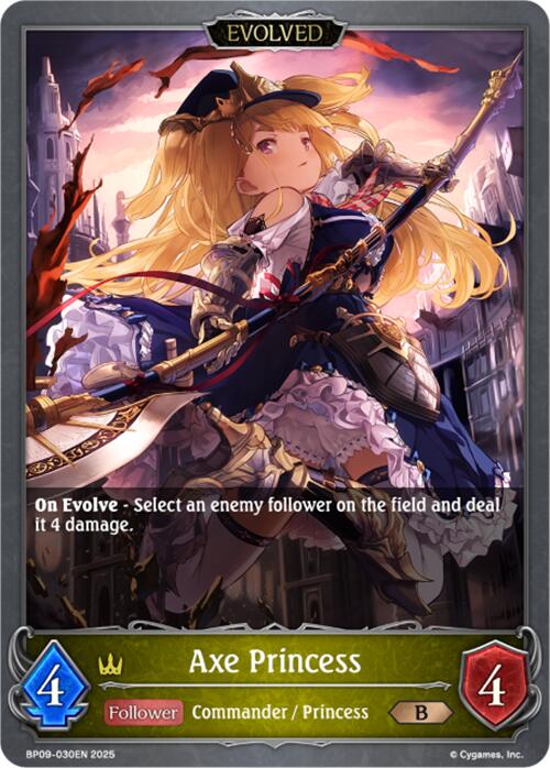Axe Princess (Evolved) (BP09-030EN) [Duet of Dawn and Dusk] - Bushiroad - Card Brawlers | Quebec | Canada |