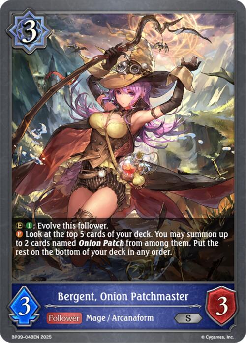Bergent, Onion Patchmaster (BP09-048EN) [Duet of Dawn and Dusk] - Bushiroad - Card Brawlers | Quebec | Canada |