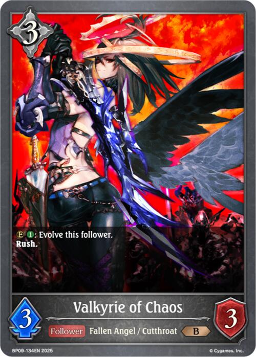 Valkyrie of Chaos (BP09-134EN) [Duet of Dawn and Dusk] - Bushiroad - Card Brawlers | Quebec | Canada |