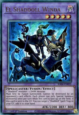 El Shaddoll Winda [RA04-EN052] Prismatic Ultimate Rare - Yu-Gi-Oh! - Card Brawlers | Quebec | Canada |