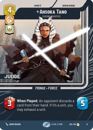 Ahsoka Tano - Chasing Whispers (8) (8) [Judge Promos] - Fantasy Flight Games - Card Brawlers | Quebec | Canada |