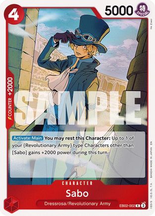 Sabo (EB02-002) - Extra Booster: Anime 25th Collection Foil
