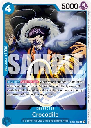 Crocodile (EB02-023) - Extra Booster: Anime 25th Collection