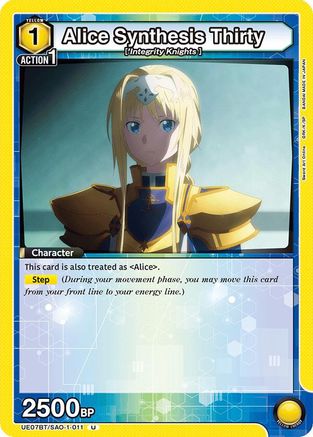 Alice Synthesis Thirty (011) (UE07BT/SAO-1-011) - UE07BT Sword Art Online