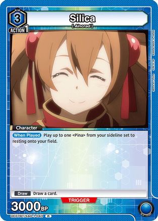 Silica (043) (UE07BT/SAO-1-043) - UE07BT Sword Art Online Foil