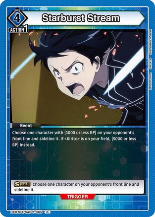 Starburst Stream (UE07BT/SAO-1-065) - UE07BT Sword Art Online Foil