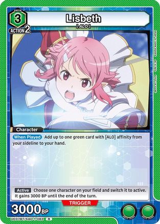 Lisbeth (083) (UE07BT/SAO-1-083) - UE07BT Sword Art Online Foil