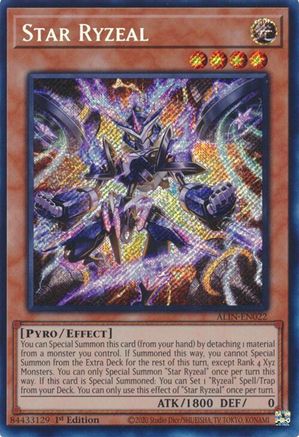 Star Ryzeal [ALIN-EN022] Secret Rare - Yu-Gi-Oh! - Card Brawlers | Quebec | Canada |