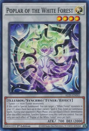 Poplar of the White Forest [ALIN-EN041] Super Rare - Yu-Gi-Oh! - Card Brawlers | Quebec | Canada |