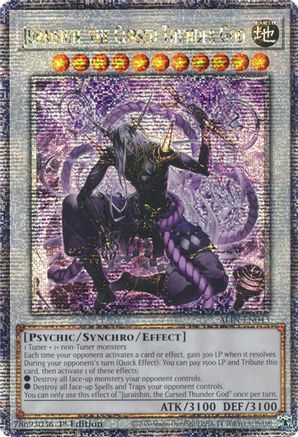 Juraishin, the Cursed Thunder God [ALIN-EN043] Quarter Century Secret Rare - Yu-Gi-Oh! - Card Brawlers | Quebec | Canada |
