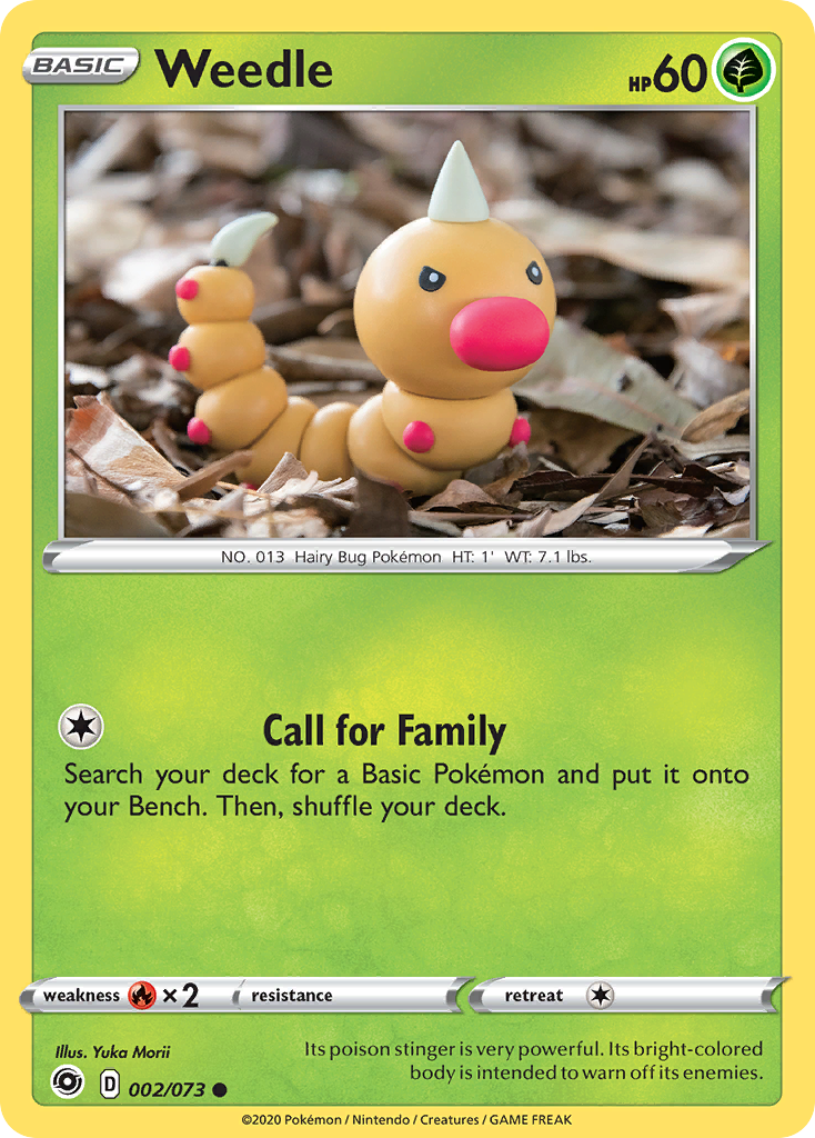 Weedle (002/073) [Sword & Shield: Champion's Path] - Pokémon - Card Brawlers | Quebec | Canada |