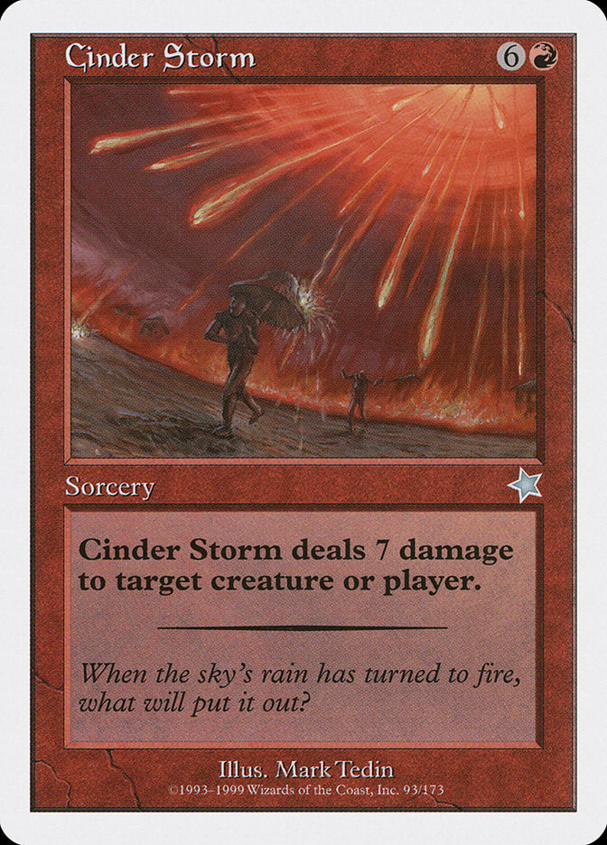 Cinder Storm [Starter 1999] - Magic: The Gathering - Card Brawlers | Quebec | Canada |