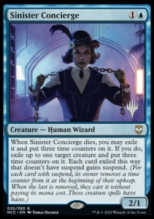 Sinister Concierge (Promo Pack) [Streets of New Capenna Commander Promos] - Magic: The Gathering - Card Brawlers | Quebec | Canada |