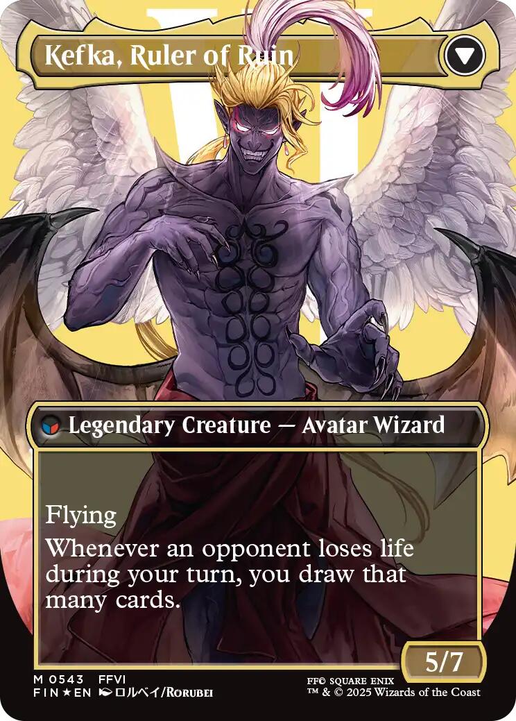 Kefka, Court Mage // Kefka, Ruler of Ruin (Borderless) (Surge Foil) [FINAL FANTASY] - Magic: The Gathering - Card Brawlers | Quebec | Canada |
