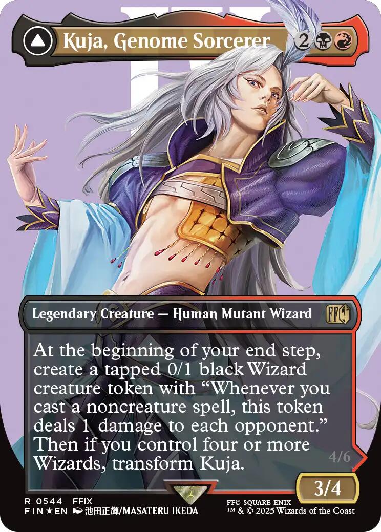 Kuja, Genome Sorcerer // Trance Kuja, Fate Defied (Borderless) (Surge Foil) [FINAL FANTASY] - Magic: The Gathering - Card Brawlers | Quebec | Canada |