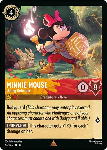 Minnie Mouse - Daring Defender (6/204) [Reign of Jafar] - Disney - Card Brawlers | Quebec | Canada |