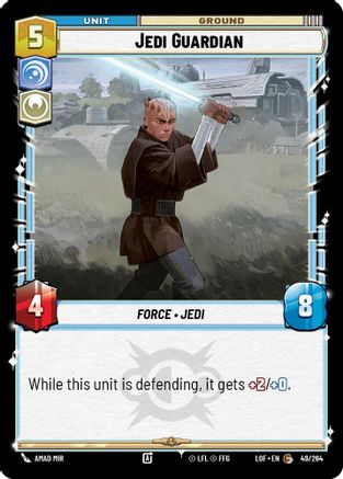 Jedi Guardian (49/264) (49/264) [Legends of the Force] - Fantasy Flight Games - Card Brawlers | Quebec | Canada |