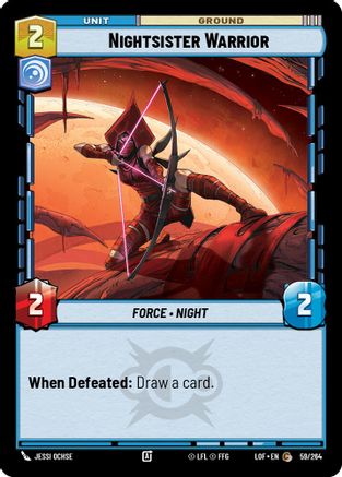 Nightsister Warrior (59/264) (59/264) [Legends of the Force] - Fantasy Flight Games - Card Brawlers | Quebec | Canada |