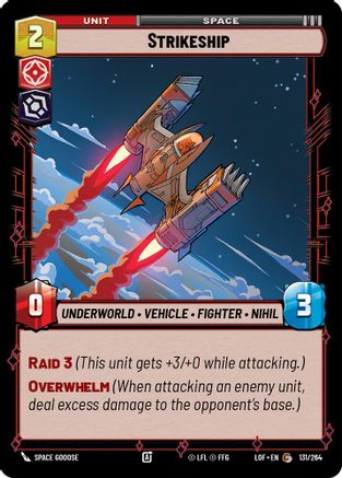 Strikeship (131/264) (131/264) [Legends of the Force] - Fantasy Flight Games - Card Brawlers | Quebec | Canada |