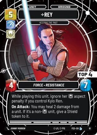 Rey (61) - Keeping the Past (Top 4) (61) [Store Showdown Promos] - Fantasy Flight Games - Card Brawlers | Quebec | Canada |
