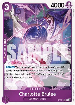 Charlotte Brulee (OP11-069) - A Fist of Divine Speed Foil