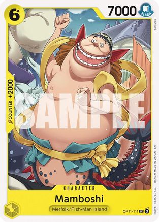 Mamboshi (OP11-111) - A Fist of Divine Speed