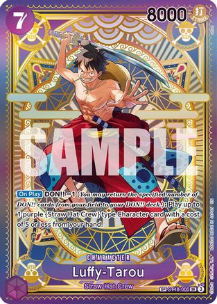 Luffy-Tarou (SP) (ST18-005) - A Fist of Divine Speed Foil