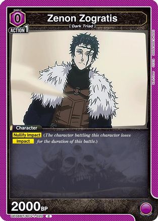 Zenon Zogratis (020) (UE08BT/BCV-1-020) - UE08BT Black Clover