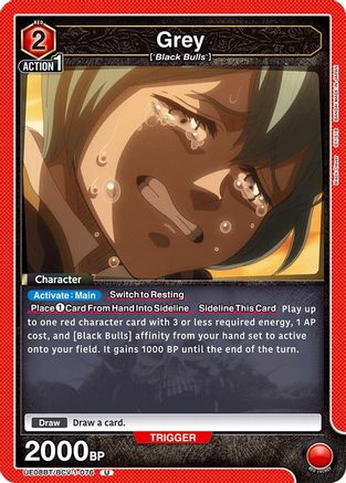 Grey (076) (UE08BT/BCV-1-076) - UE08BT Black Clover